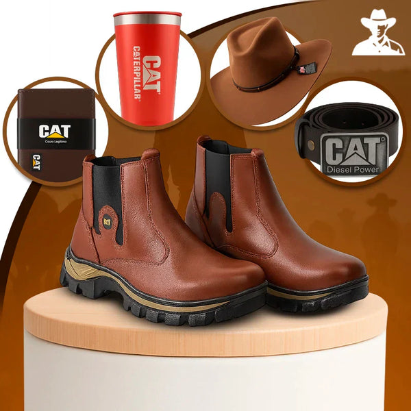 Kit Caterpillar - Bota Para Homens de Verdade